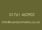 [01761 462902 info@carolynmarks.co.uk]